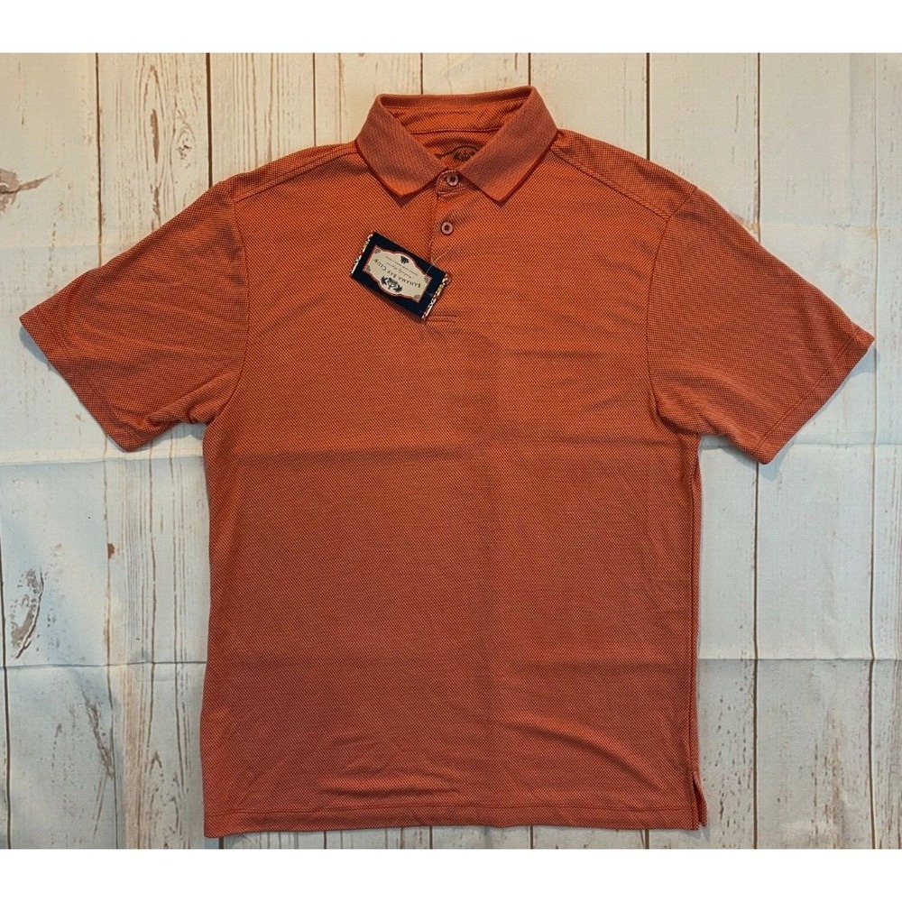 Bahama Bay Club Polo Shirt Burnt Orange Mens Size Medium Nwt